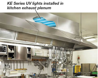 HVAC KE Series kitchen install