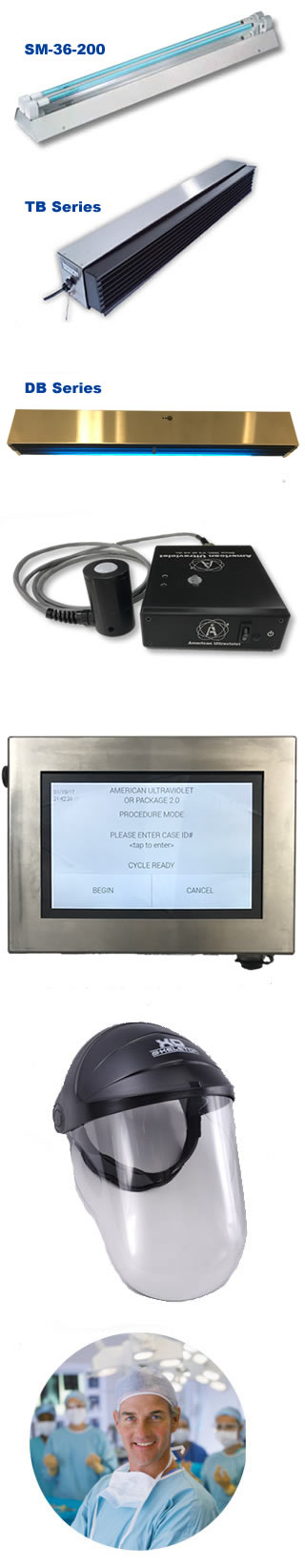 UVC Operating Room Equipment Package Elements