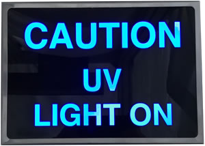 UV in Use Warning Signs